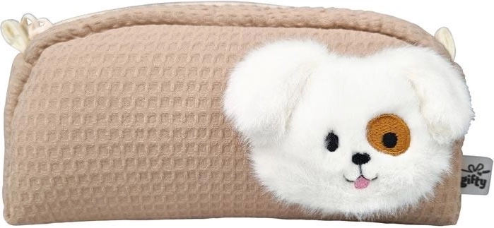 Gifty etui/penaal met hondjesmotief