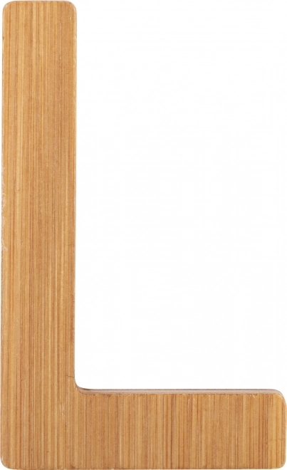Bamboe letter L small foot