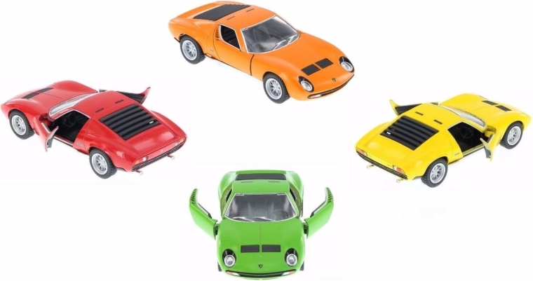 Metalen model Lamborghini Miura P400 SV 1971