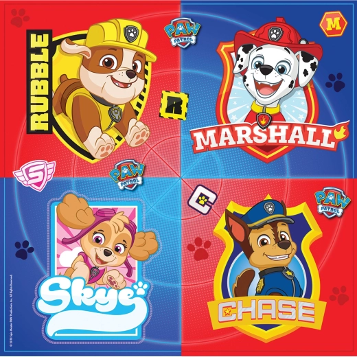 Paw Patrol servetten 33 × 33 cm (16 stuks)