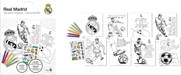 Kleurset REAL MADRID