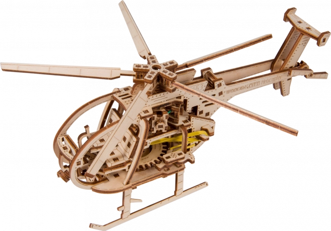 Houten 3D-puzzel helikopter
