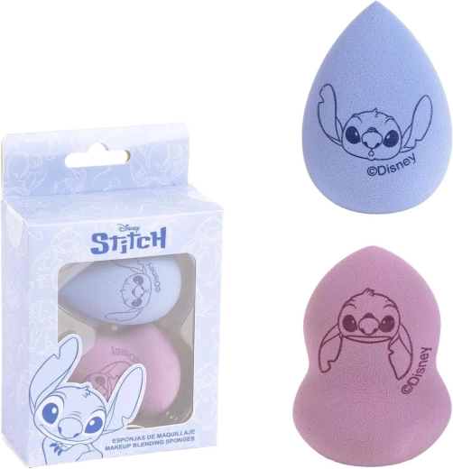 Set make-up sponsjes voor het gezicht Lilo en Stitch - 2 stuks