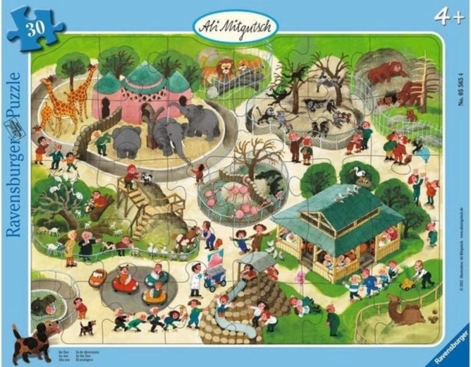 Ravensburger puzzel Bezoek aan de dierentuin 30 stukjes