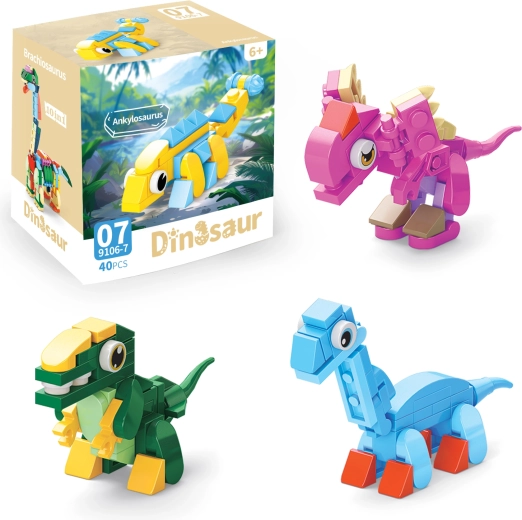 Dinosaurusbouwwerk 10-in-1 - 1 stuk