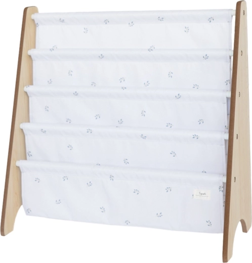 3 Sprouts boekenrek recycled blueberry/ivory
