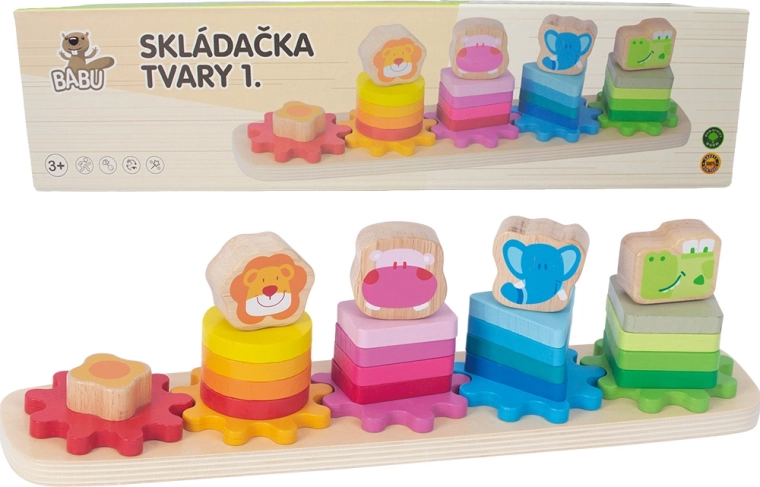 Babu houten dierenpuzzel