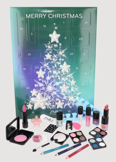 Adventskalender met cosmetica Crystal Teal Time