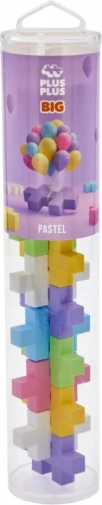 Plus-Plus BIG pastel tuba 15 stuks