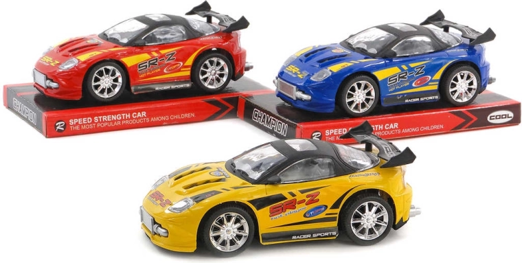 Sportieve raceauto met pull-back aandrijving - 1 stuk
