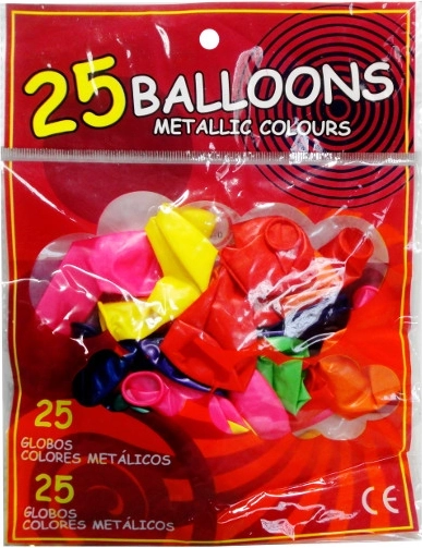 Metallic ballonnen 25 stuks