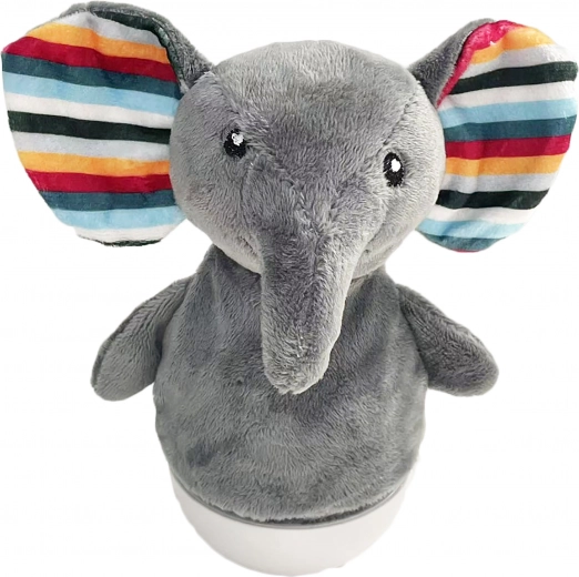 Inslap-olifant Roly Poly met effecten 16 cm