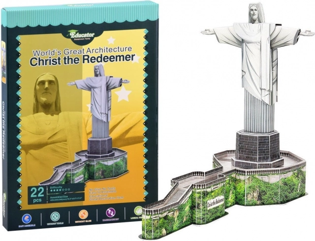 3D-puzzel Christus de Verlosser 22 stukjes