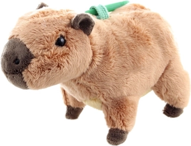 Pluchen capibara-sleutelhanger 12 cm