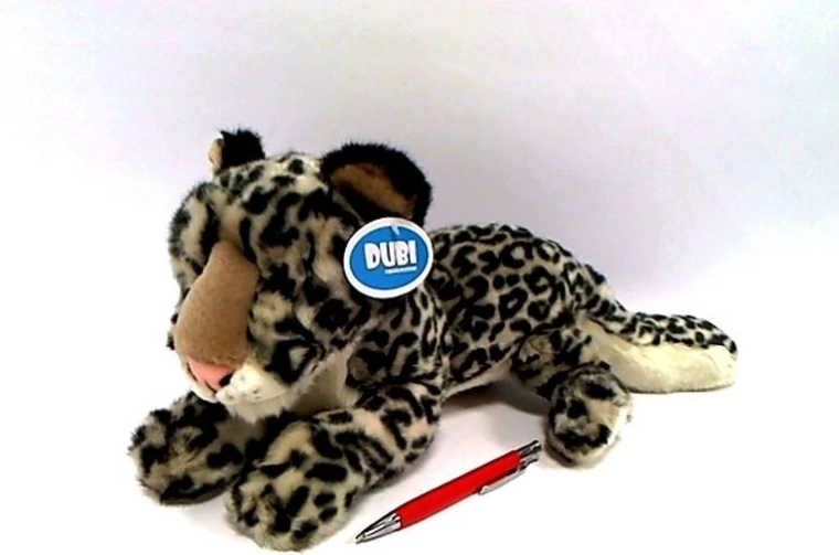 Pluchen sneeuwpanter 28 cm - 1 stuk