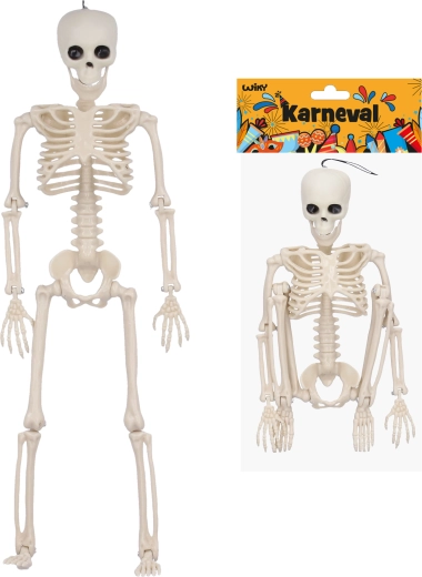 Halloween-decoratie – hangend skelet 45 cm