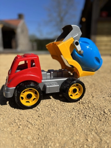 Kinder plastic betonmixer