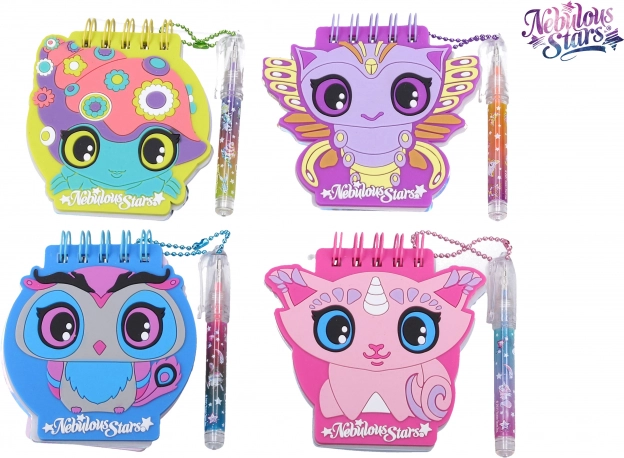 Nebulous Stars mini notitieboekje met pen 9 cm