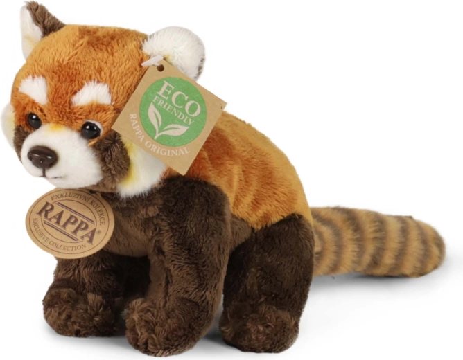 Pluchen rode panda 18 cm eco friendly