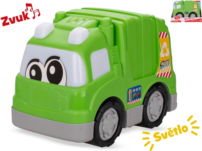 Vuilniswagen met licht en geluid 24,5 cm