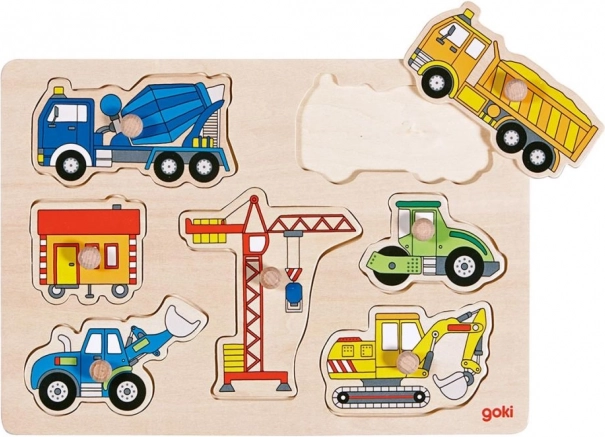 Houten bouwmachines Goki