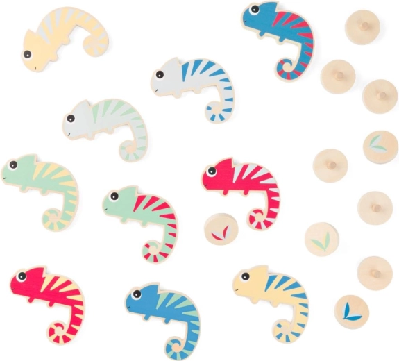 Chameleon – jacht op kleuren houten familiespel