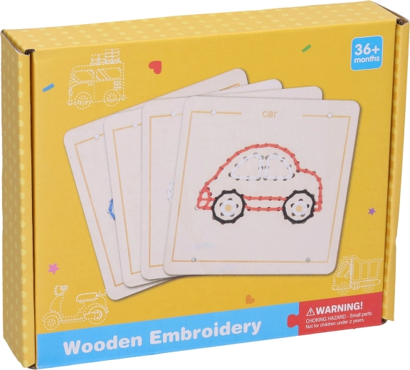 Houten borduren voertuigen