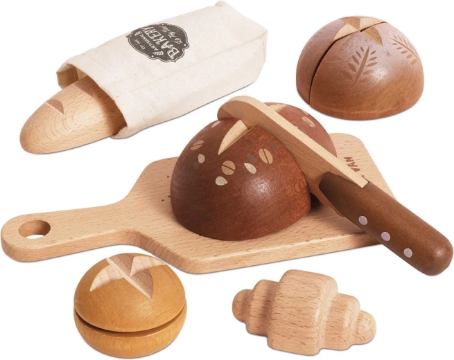 Le Toy Van snijbaar brood – houten set voor de kinderkeuken