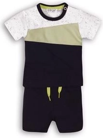 Dirkje kinder 2-delige set Sunny around the world mint/navy