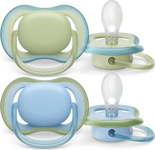 Philips Avent fopspeen Ultra Air 0–6 m, blauw, 2 stuks