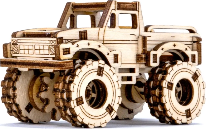 Houten 3D-puzzel – model monstertruck