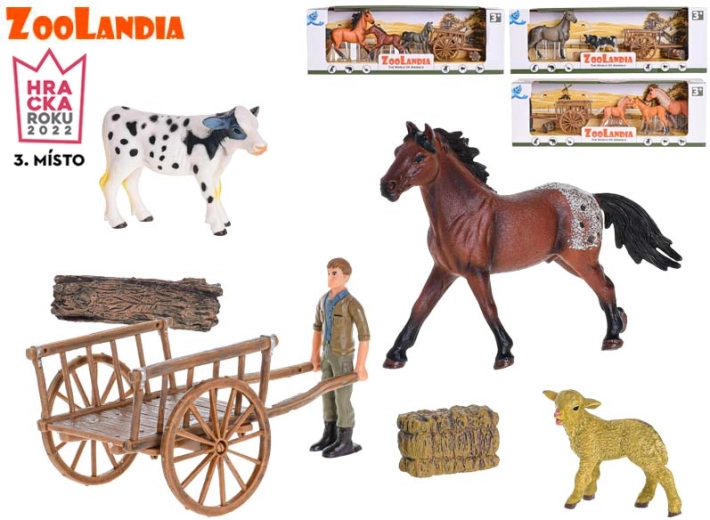 Zoolandia paard met accessoires – realistische figuur voor kinderboerderij