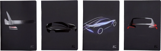 Gelijnd schrift A4 Auto’s 40 vellen