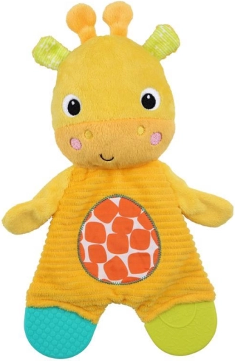 Bright Starts pluchen bijtspeeltje Snuggle & Teethe olifant voor baby’s