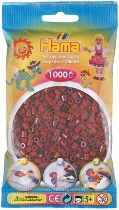 Hama midi strijkkralen bordeaux 1000 stuks