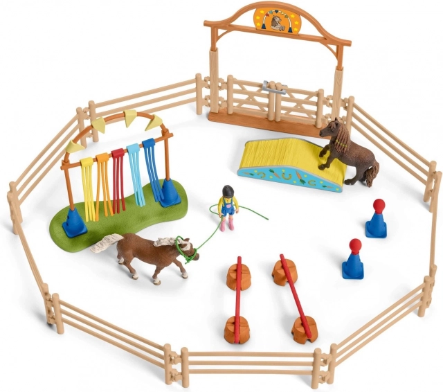 SCHLEICH Farm World® 42481 Agilitytraining voor pony's
