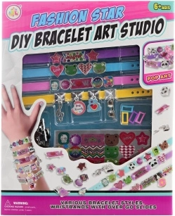 Creatieve set voor kinderen om armbandjes te maken - 1 stuk