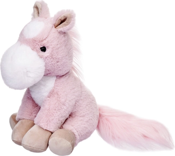 Pluchen ezeltje Ricardo roze 30 cm