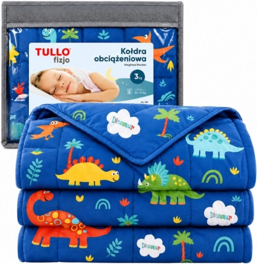 Sensorische verzwaringsdeken Tullo 3 kg blauw