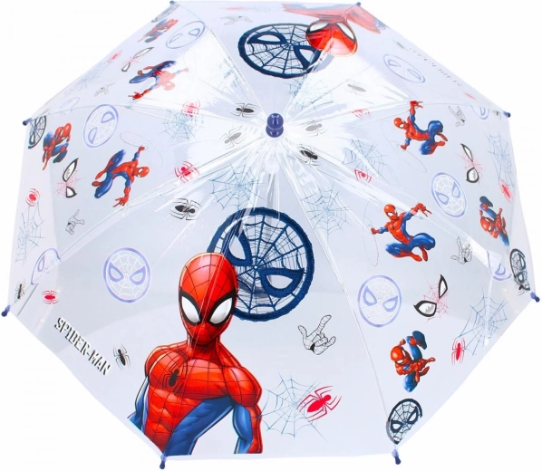Transparante kinderparaplu Spider-Man - 1 stuk