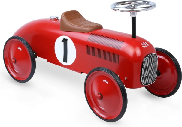 Vilac vintage loopauto rood metalen auto