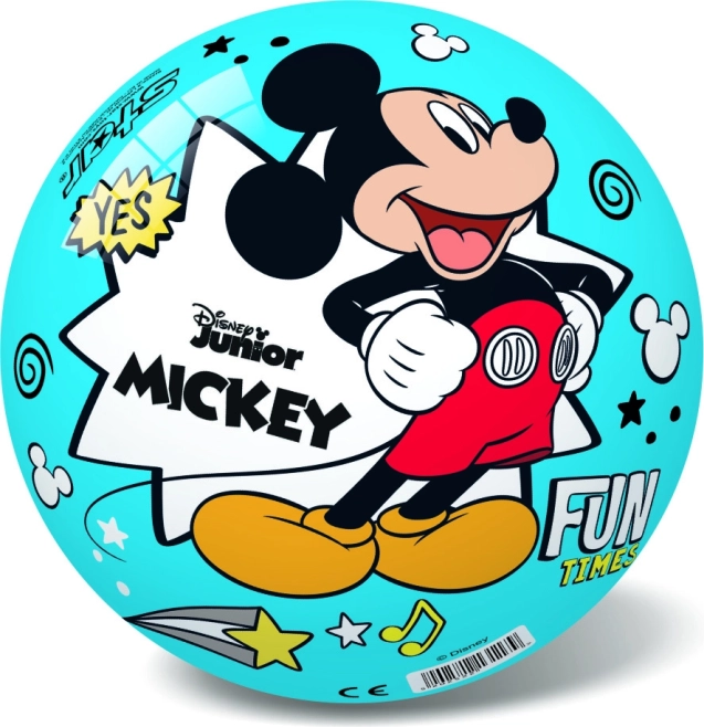 Bal Disney Mickey rood/blauw 14 cm