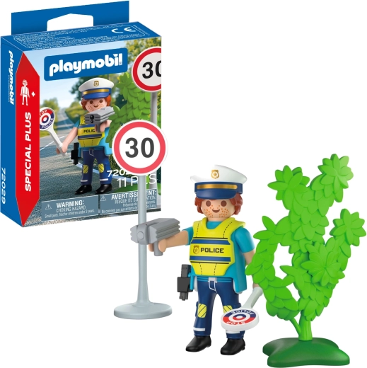 Playmobil Special Plus politieagent met radar en accessoires