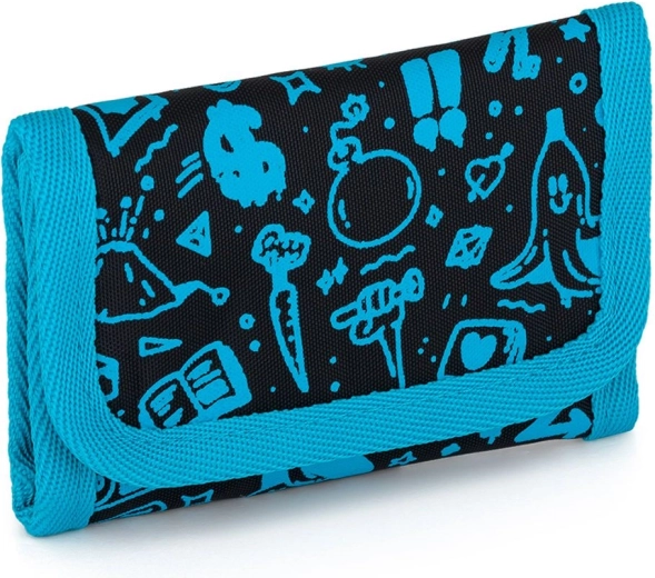 Topgal-portemonnee met doodle-artmotief