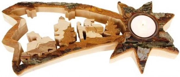 Kerstdecoratie theelichthouder Létavice