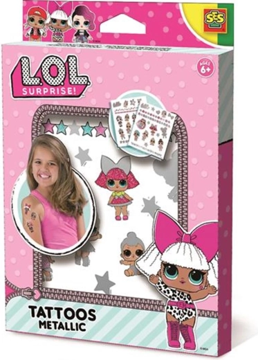 SES L.O.L. Surprise! metallic tatoeages