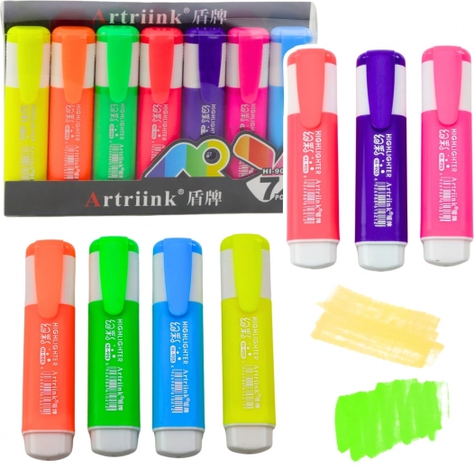 Set van 7 neonmarkers