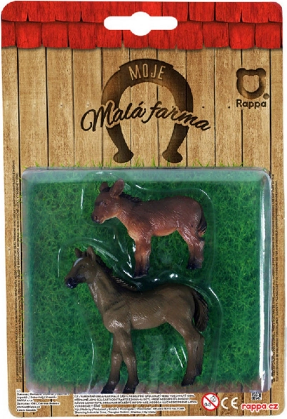 Boerderijdieren 2-in-1 – paard en ezel