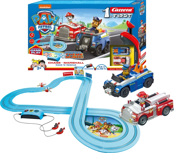 Carrera First Paw Patrol Race 'N' Rescue racebaan 3,5 m