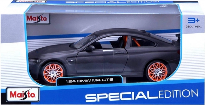 Metalen model BMW M4 GTS 1:24 grijs